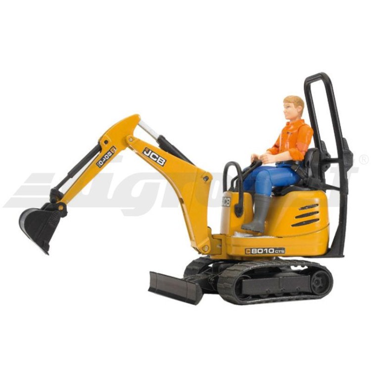 Bruder Bworld Mikrobagr JCB s figurkou 62002