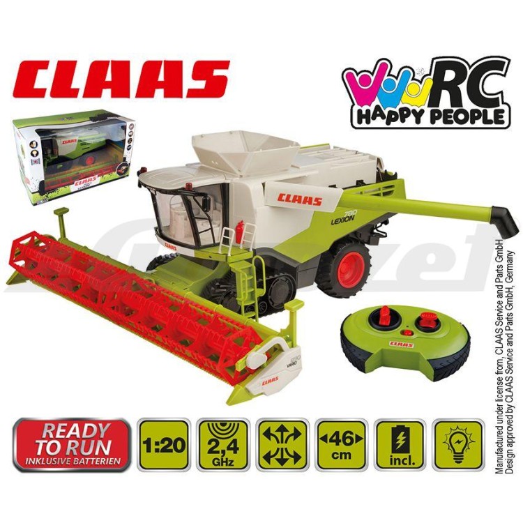 RCobchod CLAAS LEXION 780 RC kombajn na dálkové ovládání RTR 1:20