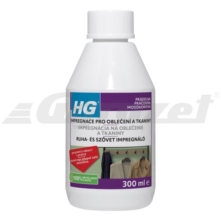 HG Impregnace pro bavlněné, lněné, vlněné a smíšené tkaniny 300ml