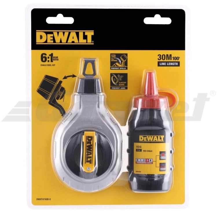 DeWALT DWHT47408-0 Značkovací šňůra s červenou křídou