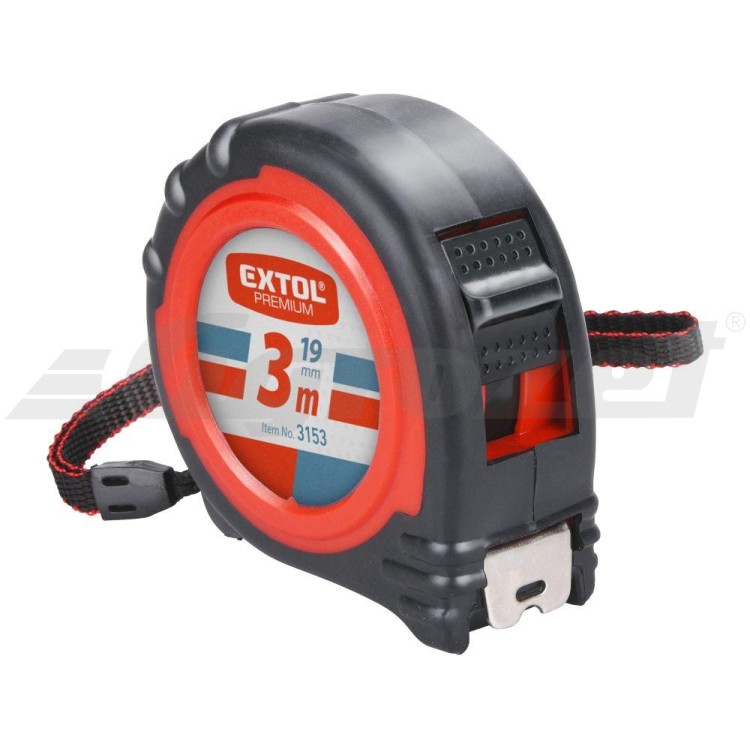 Extol Premium 3153 metr svinovací, 3m, š. pásku 19mm