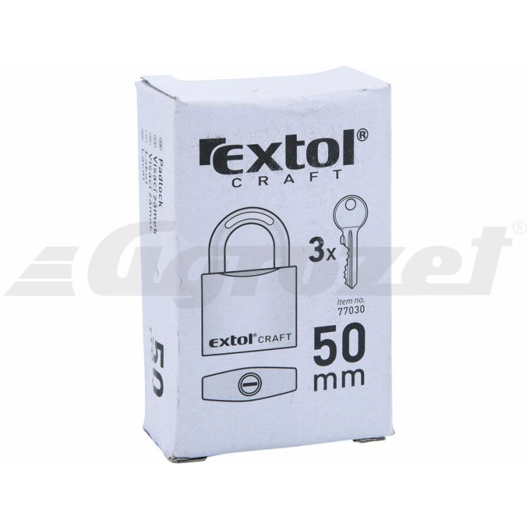 Extol 77030 Zámek visací 50mm litinový