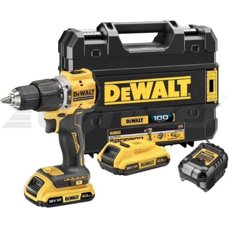 DEWALT DCD100YD2T 18V AKU příklepová vrtačka 2x2Ah