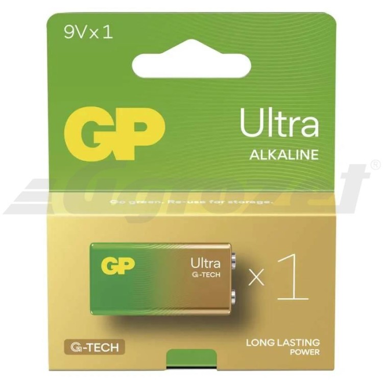 GP 1013521100 Baterie alkalická GP Ultra 9V (6LF22), 1 ks