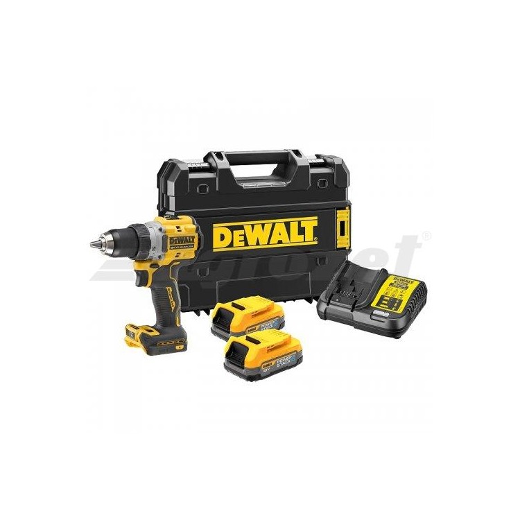 DeWalt DCD800E2T-QW Vrtačka bezuhlíková 18V 2x 1,7 Ah Li-Ion POWERSTACK