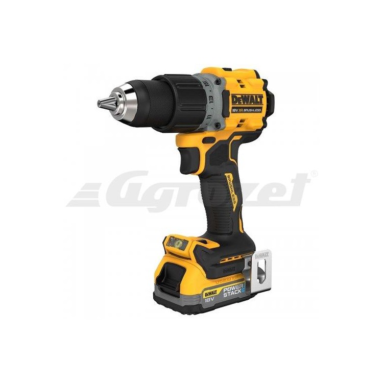 DeWalt DCD800E2T-QW Vrtačka bezuhlíková 18V 2x 1,7 Ah Li-Ion POWERSTACK