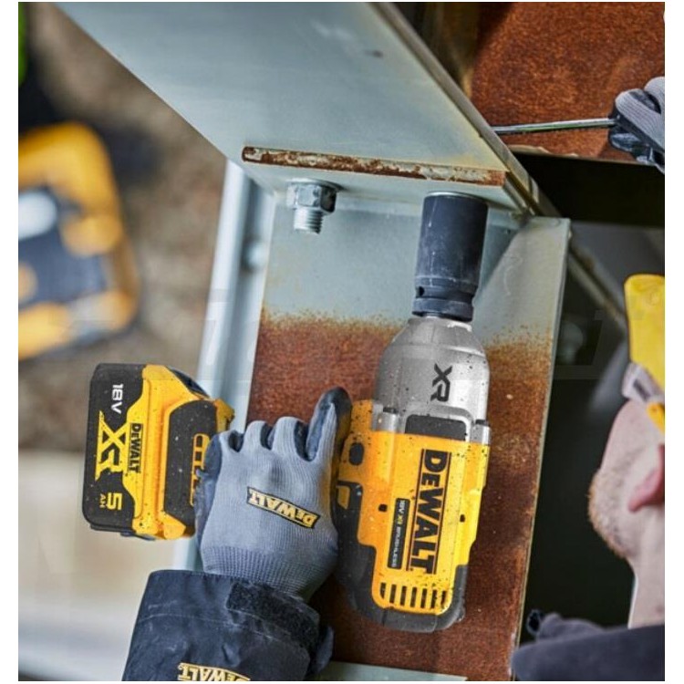 DeWalt DCF900P2T Aku rázový utahovák 18 V(1/2"),1355 Nm,2x aku 5,0 Ah,kufr Tstak