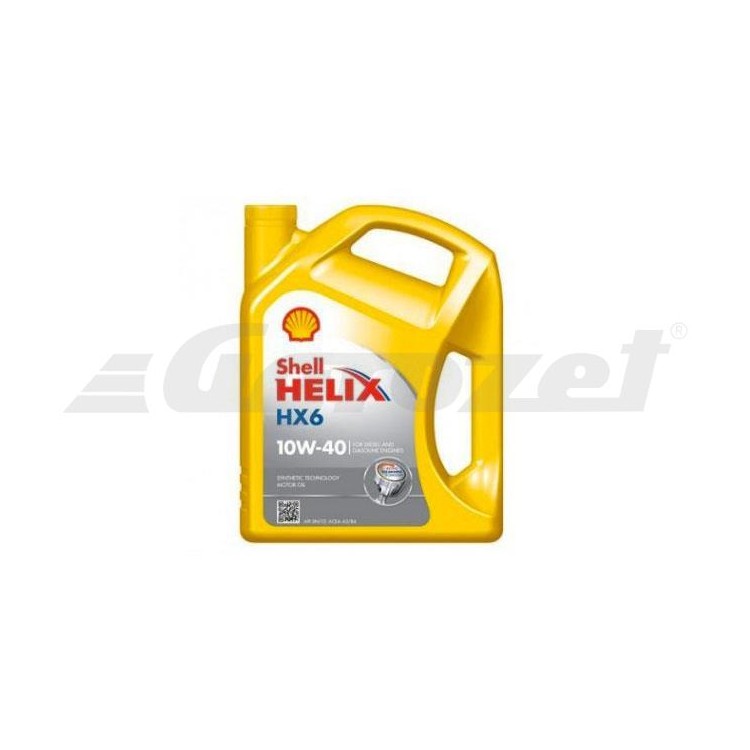 SHELL Helix HX6 10W-40 5 L Olej motorový