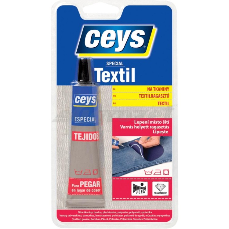 ceys 48501024 Lepidlo SPECIAL TEXTIL na tkaniny 30ml