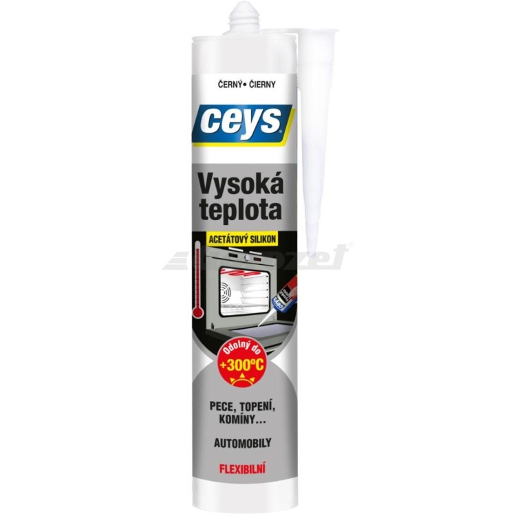 ceys 42506038 SILIKON Vysoká teplota černá 280ml