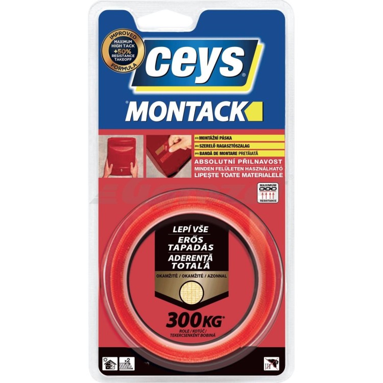 ceys 48507240 Montack Express Páska montážní 2,5m x 19mm