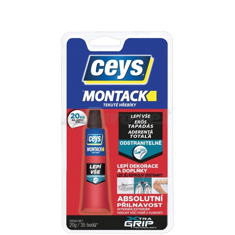 ceys 42507400 Lepidlo Montack odstranitelné 20g