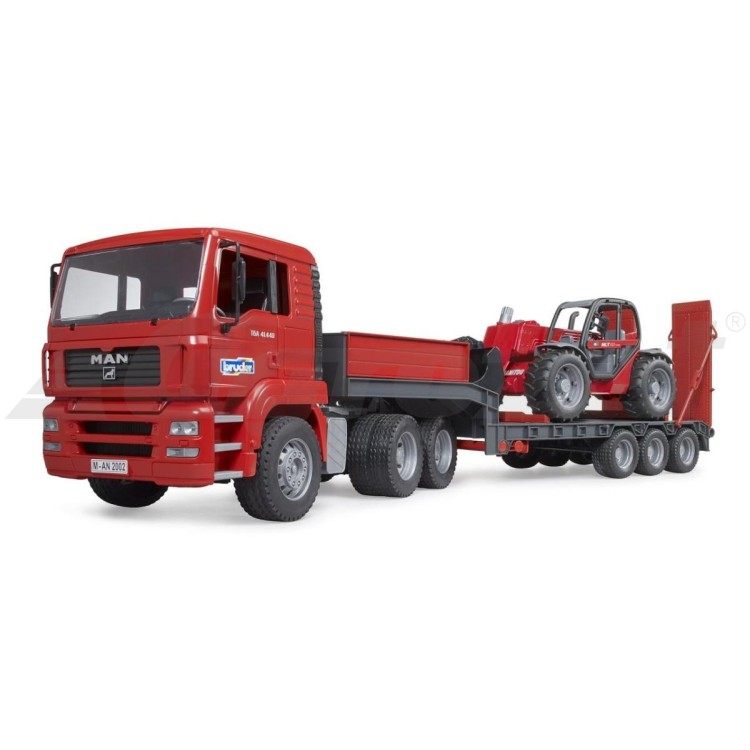 Bruder 02774 MAN TGA tahač s nakladačem Manitou MLT 633