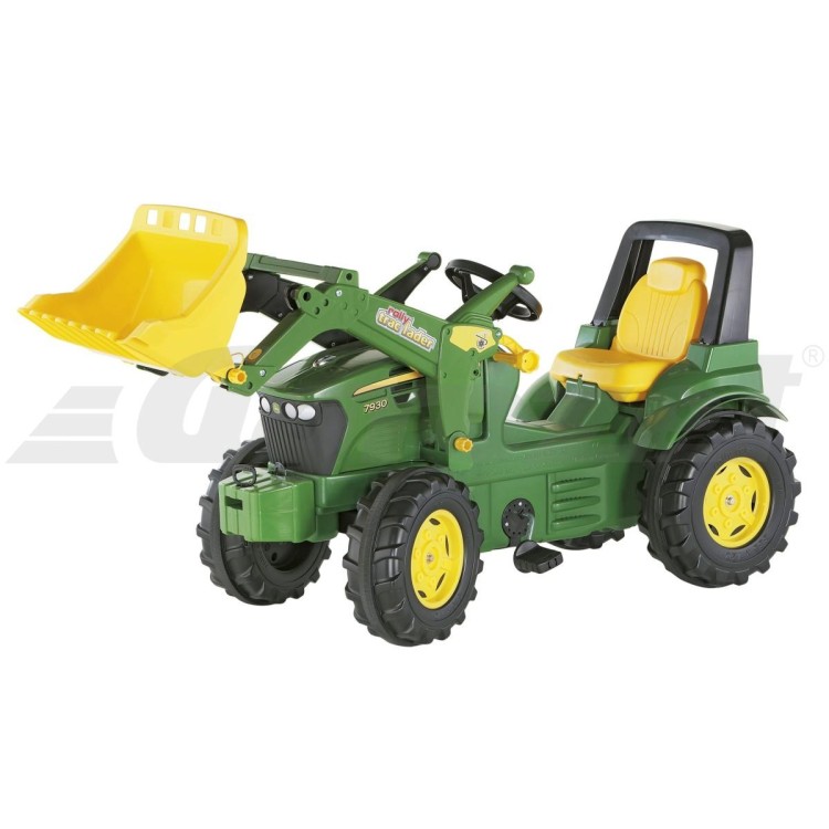 Dětský šlapací traktor John Deere 7930 s nakladačem