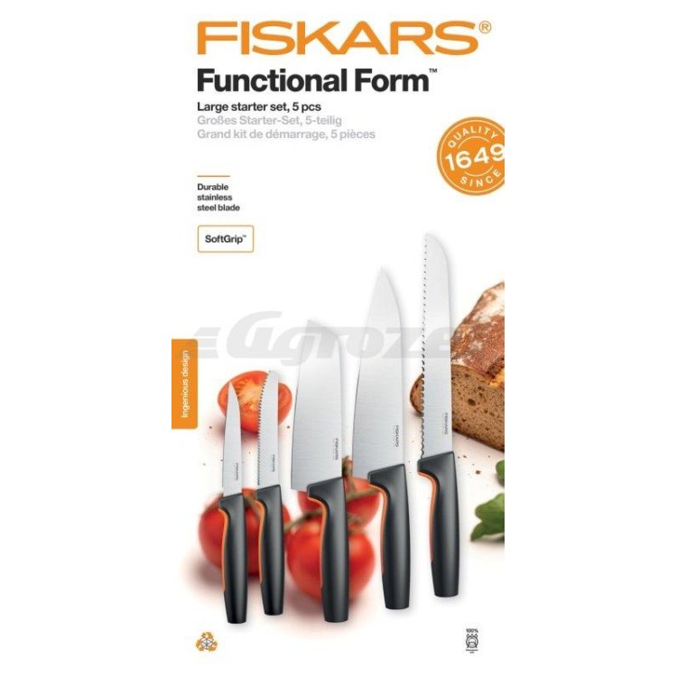 Fiskars 1057558 Velký startovací set pěti nožů