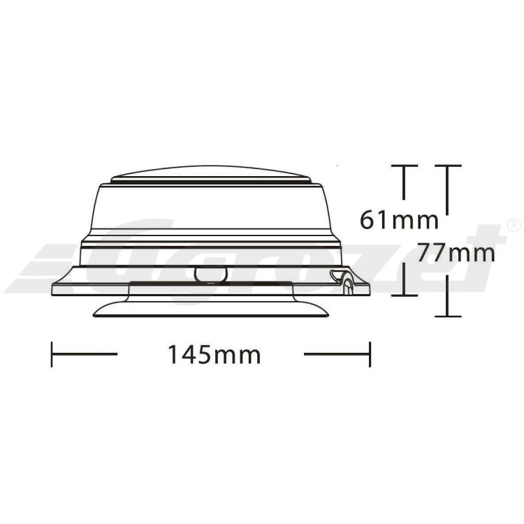 Maják magnetický LED 9-33V