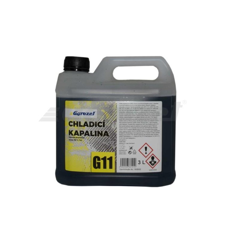 Kapalina chladící G11/G48 AGROZET Antifreeze 3 L