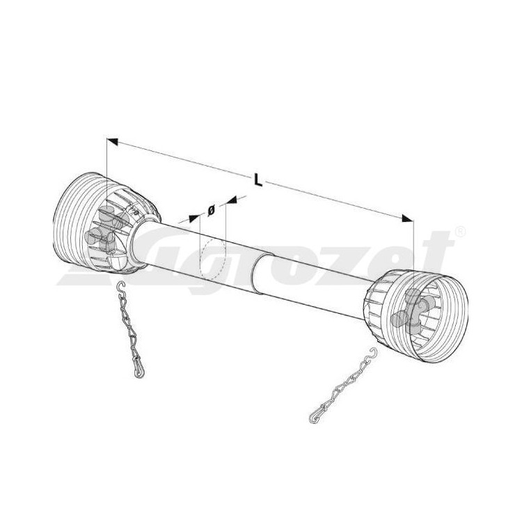 Kryt kardanu kpl. T40 1210mm