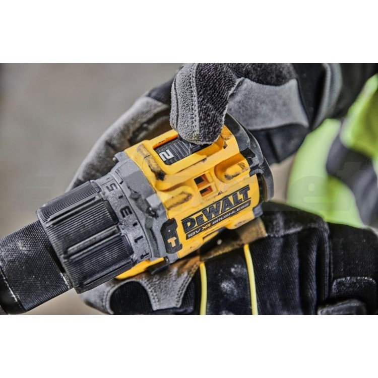 DeWALT DCD805E2T-QW Aku vrtačka bezuhlíková 18 V 2x 1,7 Ah Li-Ion