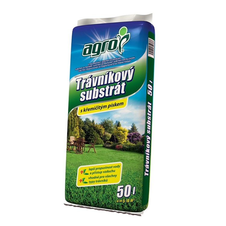 AGRO Substrát trávníkový 50l