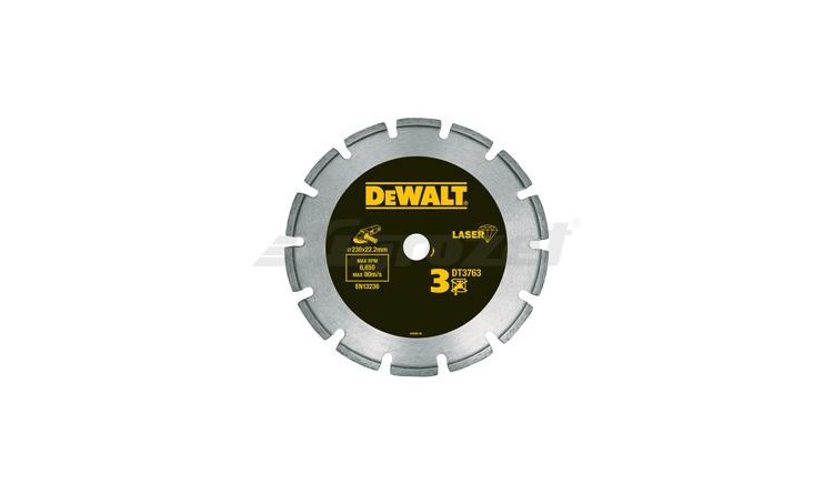 DEWALT DT3763 Diamantový kotouč na žulu pro suché řezání 230x22,2mm