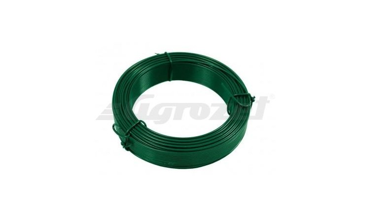 Drát vázací plast 1.4 mm PVC cívka 30m