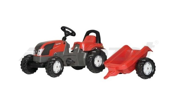 Rolly Toys Šlapací traktor Valtra s přívěsem