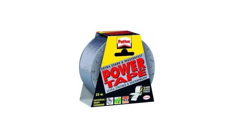 Lepicí páska Pattex Power tape stříbrná 25m