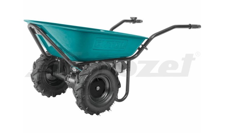 Extol 8791590 Kolečko dvoukolák s převodovkou aku, 260kg, 100l, 40V Li-ion