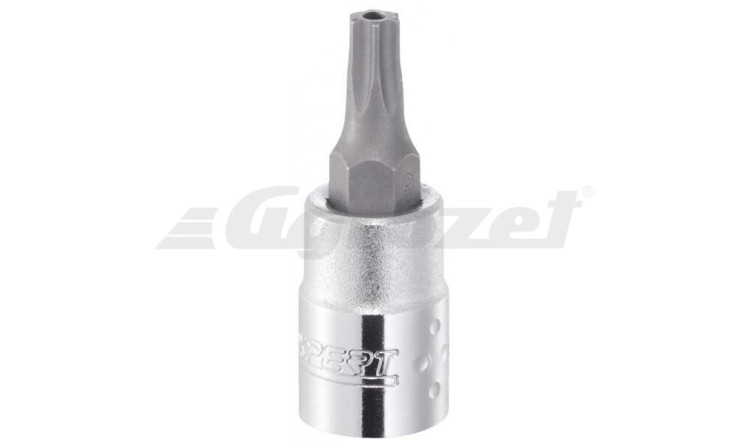 TONA EXPERT E030142 Hlavice 1/4" TRX TT8 s otvorem