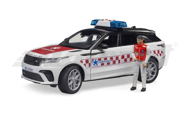 Bruder 02885 Range Rover Pohotovost ambulance s řidičem