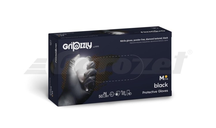 GRIPZZLY RNBDCXXL5005 Rukavice nitril Gripzzly černé vel. XXL (50ks)