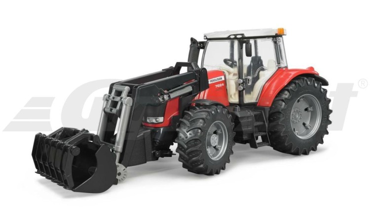 Traktor Massey Ferguson 7624 s nakladačem Bruder 03047