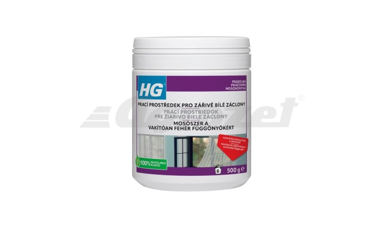 HG 416 Čistíci přípravek pro zářivě bílé záclony 500g