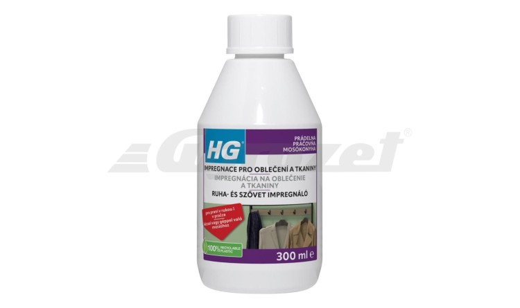 HG Impregnace pro bavlněné, lněné, vlněné a smíšené tkaniny 300ml