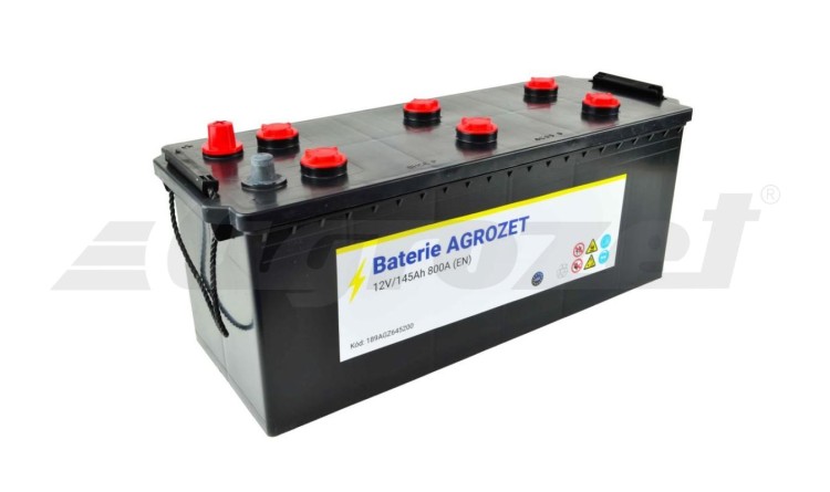 AGROZET 64520 Baterie Premium 12V/145Ah 800A EN