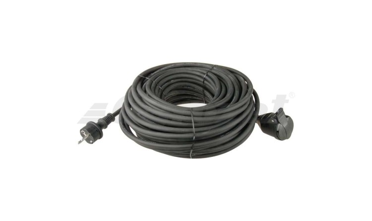 Kabel prodlužovací gumový spojka 3x1,5mm 20m