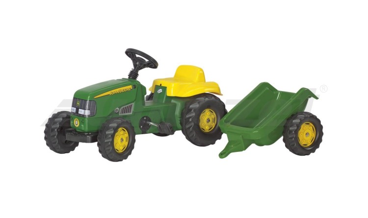 Dětský šlapací traktor s vlekem John Deere