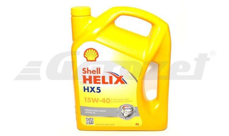 Olej SHELL Helix HX5 15W-40 4L