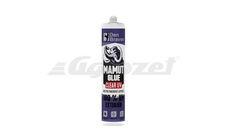 Den Braven 51933BD Mamut Glue Clear UV lepidlo 290ml bílý transparentní