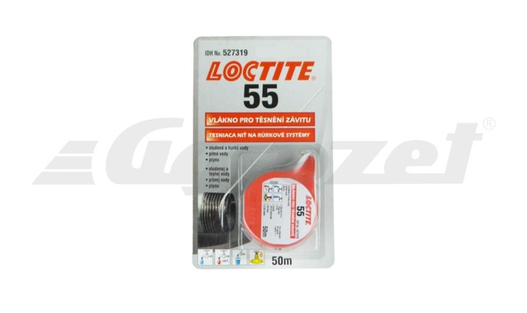 Loctite 55 Těsnění závitové 24x50m