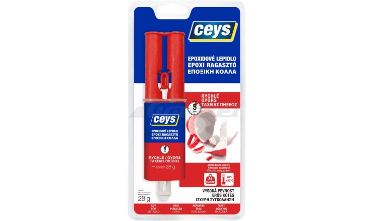 ceys 48510200 Expoxidové Lepidlo rychle tvrdnoucí - stříkačka 24ml