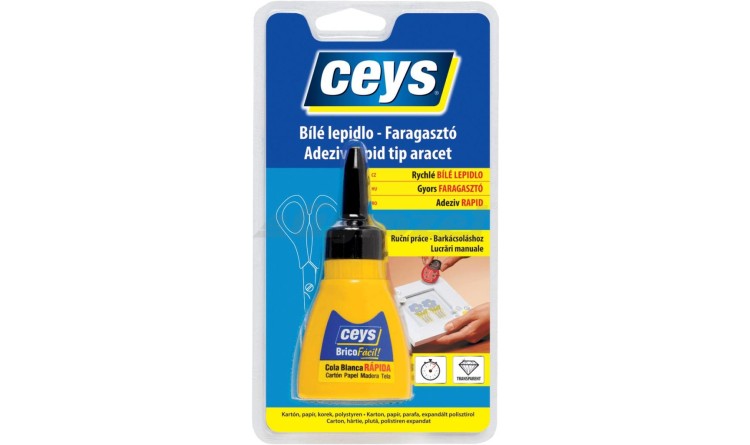 ceys 42501602 Lepidlo bílé rychlé pro ruční práce 125g