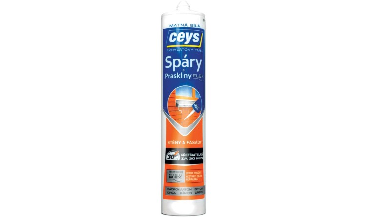 ceys 42505608 Tmel akrylátový Spáry a praskliny ve zdi 280 ml