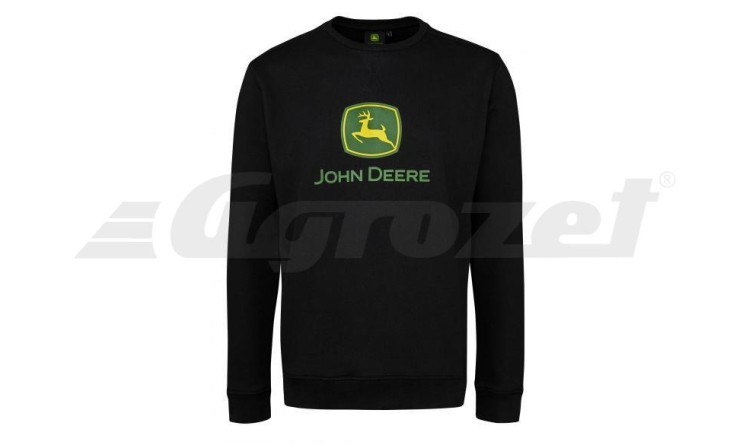 Pánská mikina černá John Deere