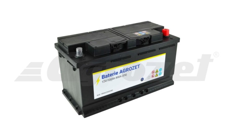 Baterie AGROZET Premium 12V/100Ah (800A EN)