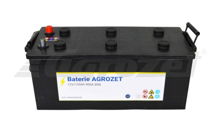 AGROZET Premium Baterie 12V/155Ah 900A EN