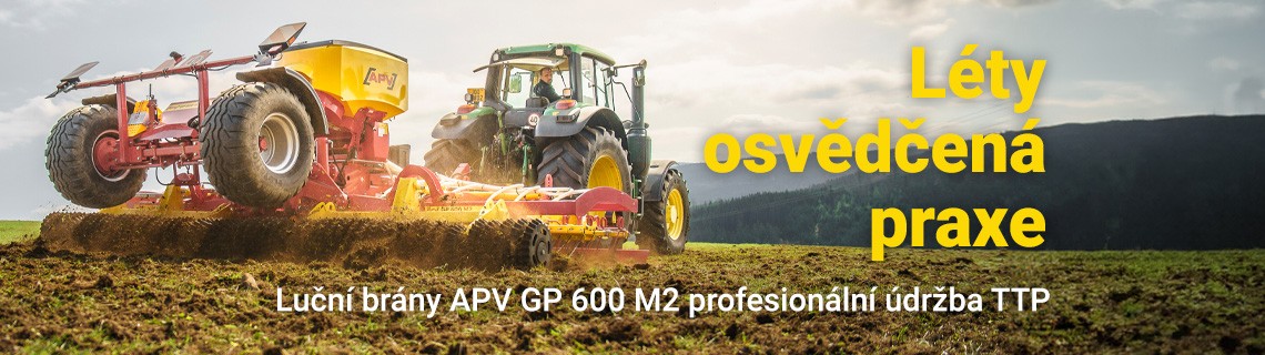 APV GP 600 M2 profesionální údržba TTP