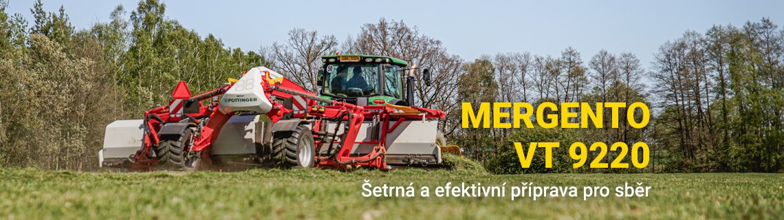 Pásový řádkovač MERGENTO VT 9220 - šetrná  a efektivní příprava pro sběr