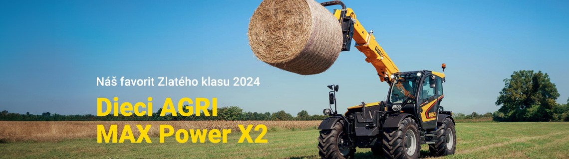 Novinka na Země živitelce: AGROZET uvádí revoluční manipulátor Dieci AGRI MAX Power X2